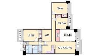 ロイヤル神戸山の街の間取り画像