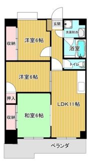 メルベーユ秀華の間取り画像