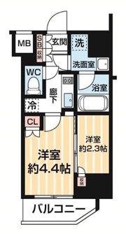 ARCOBALENO MINAMISENJUの間取り画像