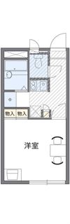 レオパレス比治山ヒルズの間取り画像
