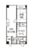 第二阿井マンションの間取り画像