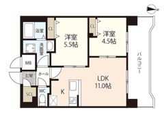 S－RESIDENCE国泰寺町一丁目の間取り画像