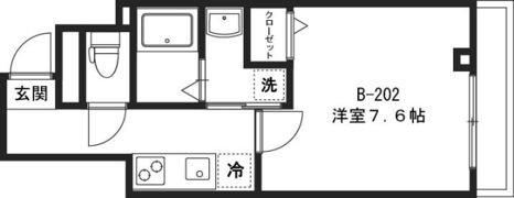 シャテーヌⅡの間取り画像