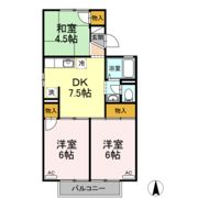 ドミール平野 B棟の間取り画像