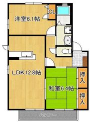 プリムロウズ フラットA棟の間取り画像