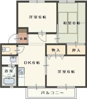 ハッピータウン高松の間取り画像
