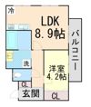芦屋リバーウエストマンションの間取り画像