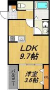 LECOCON岩倉の間取り画像