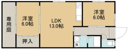 松本ハイツの間取り画像