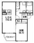 白鳥Lakeの間取り画像