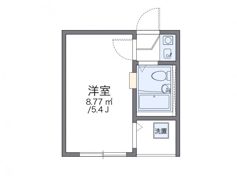 レオパレス東金町第5の間取り画像