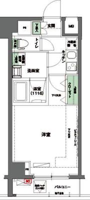 ハーモニーレジデンス東京イースト#002の間取り画像