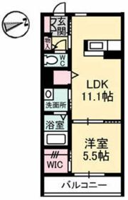リヴェール祇園の間取り画像