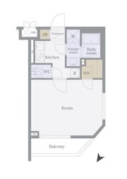 フレイエ赤羽の間取り画像