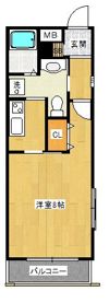 レクサス南八幡の間取り画像