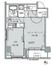 ヒューリックレジデンス茗荷谷の間取り画像