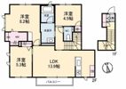 アトリエールⅡの間取り画像
