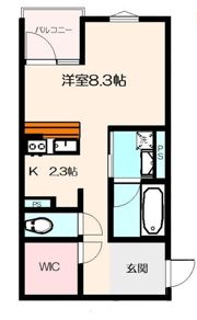コリド赤塚Bの間取り画像
