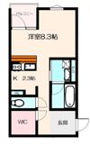 コリド赤塚Bの間取り画像