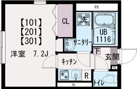 イクシオ江戸川の間取り画像