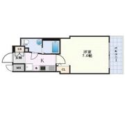 ラシュレエグゼ難波南の間取り画像