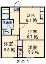 リベラUの間取り画像