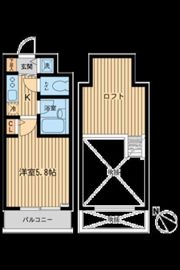 ザ・パーククロス市ヶ谷の間取り画像