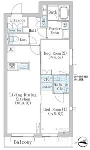アーバン杉並本天沼の間取り画像
