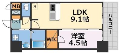 プレサンス DOMECITY コレーレの間取り画像