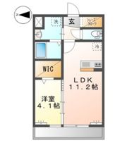 プレステージ 庭瀬Ⅱの間取り画像