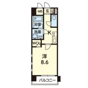 ライズ熊本駅westの間取り画像