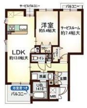 ベルデパティオの間取り画像