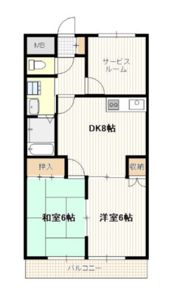 ハイツ76の間取り画像
