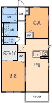 モダンローズA・B棟の間取り画像
