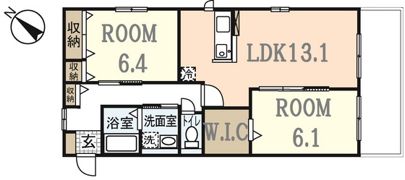 サンハイムC棟の間取り画像