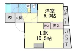 TMハイツ深江の間取り画像
