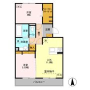 スカイハートシーの間取り画像