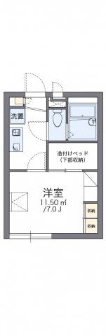 レオパレスCOURT DOLLの間取り画像