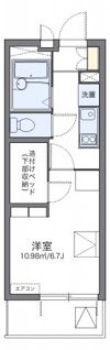 レオパレスユニティの間取り画像