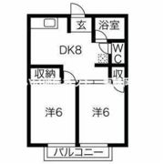 RIVER・S唐瀬の間取り画像