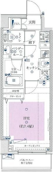 ユリカロゼ西新井の間取り画像
