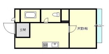 フォレスト堀南の間取り画像