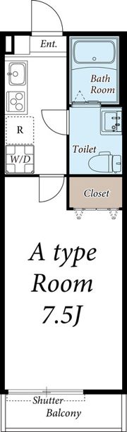 Wレジデンス1stの間取り画像