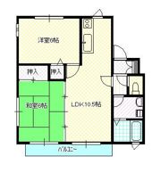 コーポ米島の間取り画像