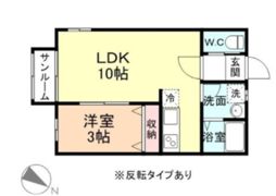 NCOLOR．Ⅱの間取り画像