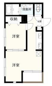 ロータス平和島Eastの間取り画像