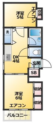 谷田貝ビルの間取り画像