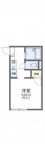 レオパレスR＆Sの間取り画像