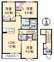 ノアールの間取り画像