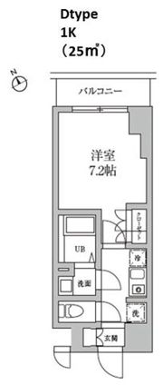 レジディア日本橋馬喰町Ⅱの間取り画像